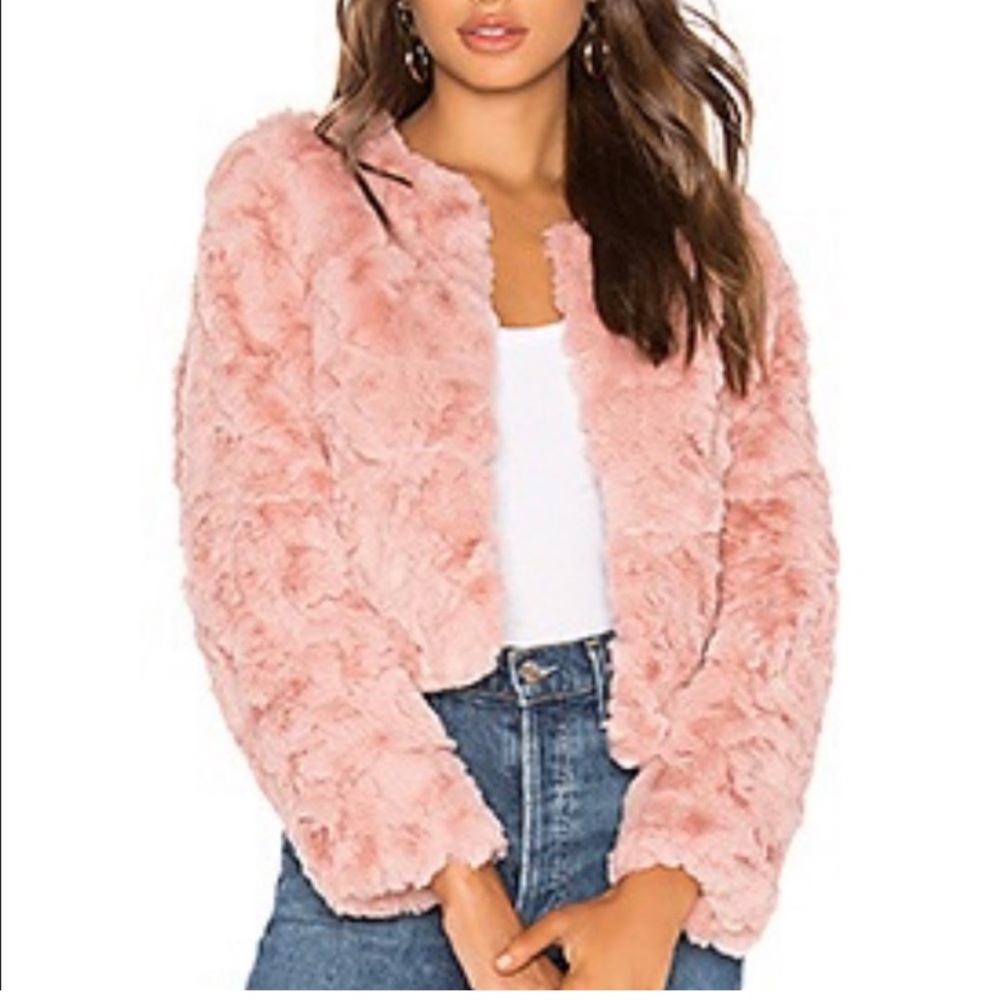 Line and Dot NWOT Fur jacket!